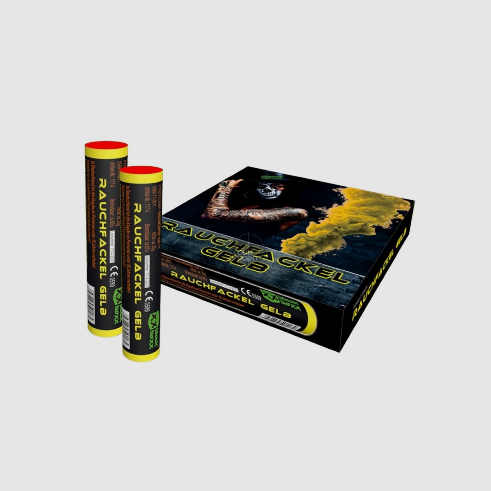 Blackboxx Rauchfackel 5er Pack 60 Sek. - Gelb