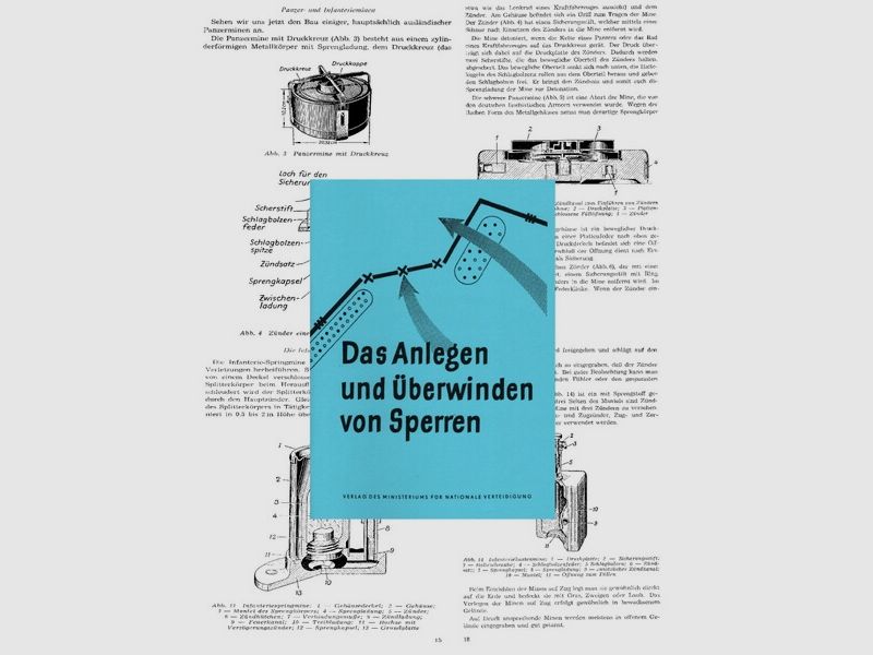 Nachdruck DDR Dienstvorschrift Minen Sperren von 1956