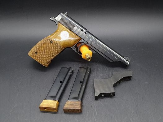 Norinco Olympia TT caliber .22lr 2x spare magazines & barrel weight Olympia TT