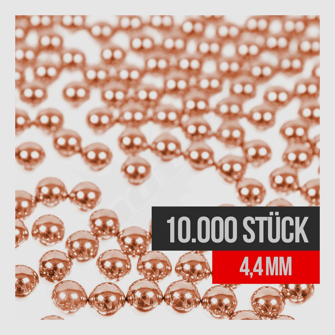 H&N Präzisionskugeln verkupfert 4,4mm / 10.000 Stk im Beutel