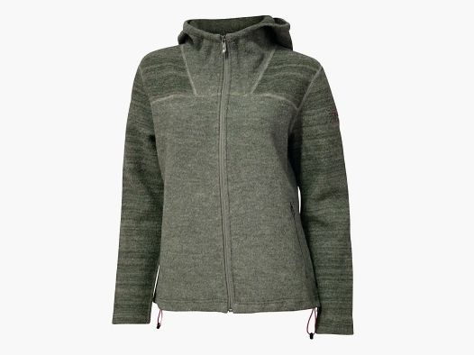 Ivanhoe Damen-Wolljacke Annie Hood mit Kapuze (Light Loden)