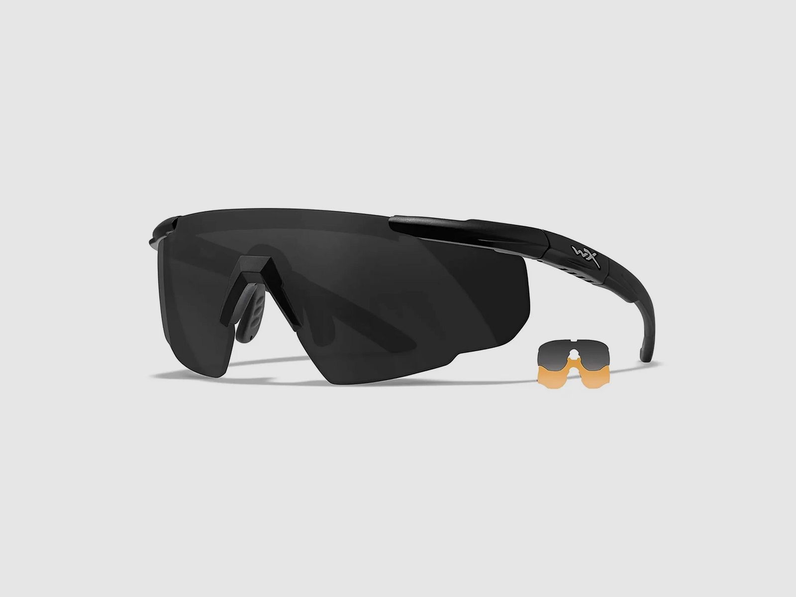 Wiley X Wiley X Lunettes de protection Saber Advanced avec verres interchangeables - Olive / Gris / Clair / Orange