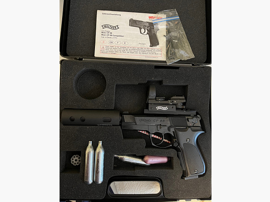 Walther CP 88 Competition mit Zubehör