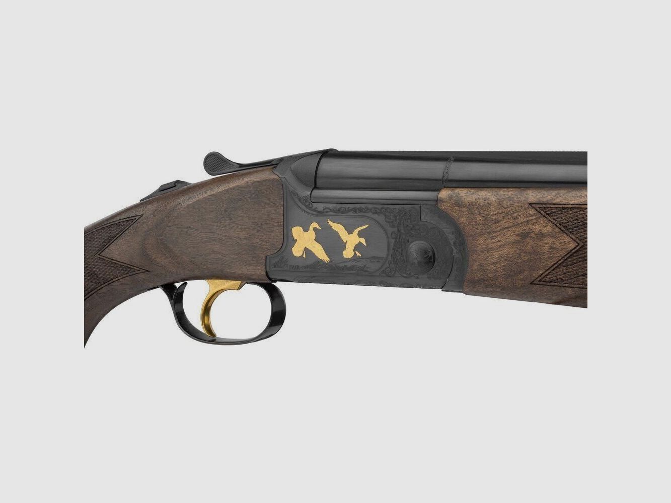 Jagdflinte Fair Classic Schwarzstahl Kal. 12/76 mit Extractoren – Doppelabzug, Bild 8 von 9