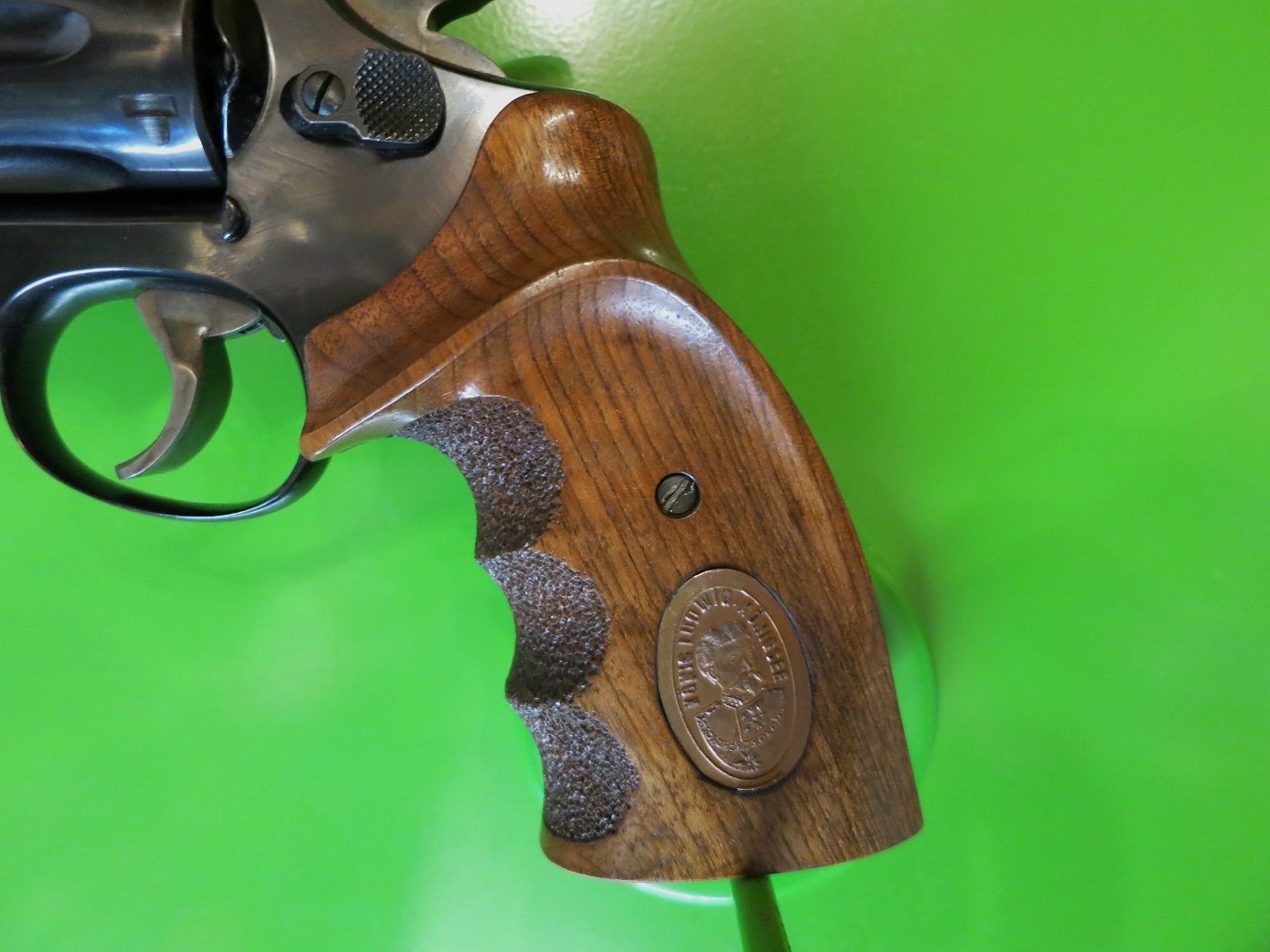 Revólver deportivo, revólver de tiro Smith & Wesson modelo 17-3 Masterpiece "Target", .22lr + empuñadura deportiva #69-