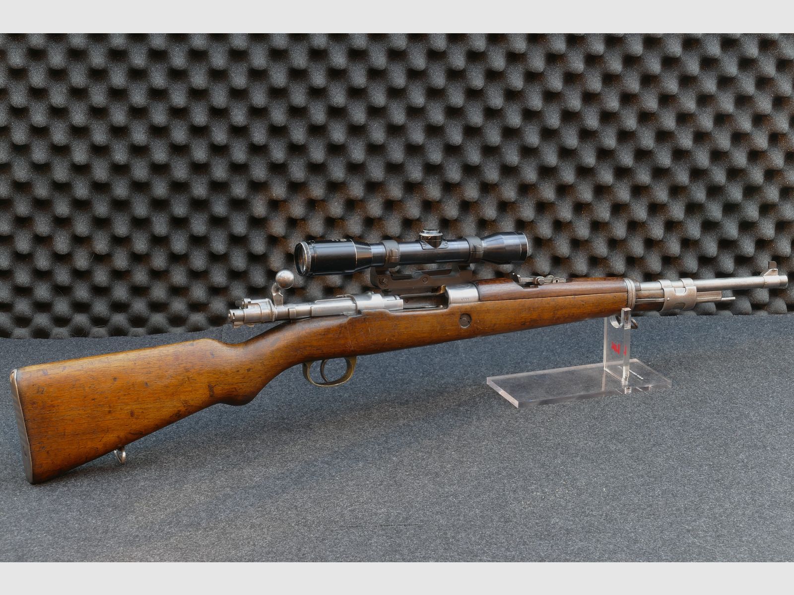 Kurzkarabiner Kurzgewehr „Kolumbien“ — FN-Typ, .30-06 Springfield, mit Seitenmontage