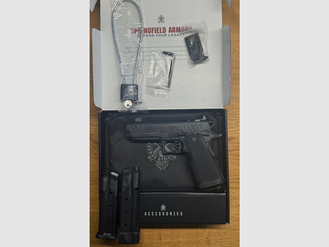 Springfield Armory 1911 DS Prodigy AOS 4.25" Comp Noir
