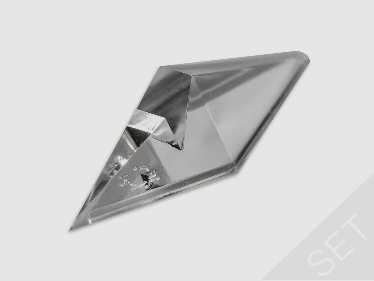 Schleifstein Acryl Einzeldisplay Gro Set