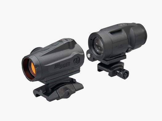 SIG SAUER ROMEO5 Gen 2 Kompaktowy Celownik Czerwony | 2 MOA + JULIET3 Mikroskopowy Powiększacz