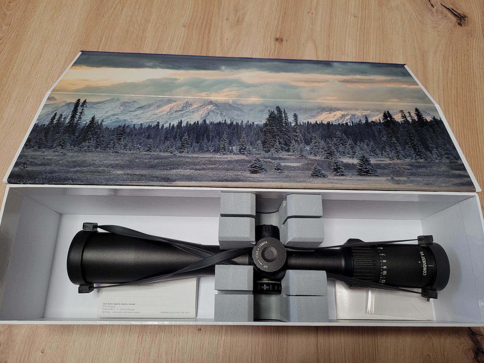 ZEISS Conquest V4 4-16x44 *Absolute ZMOA-2 *ASV * Medium tube 30 mm * 1/4 MoA click *