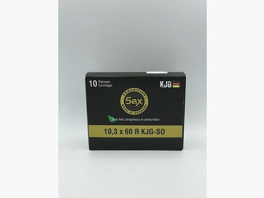 SAX geweermunitie KJG-SOLID 10.3X60R loodvrij volmantel