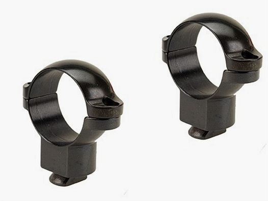 Leupold Dual Dovetail Ringi 25,4mm wysoki błyszczący czarny