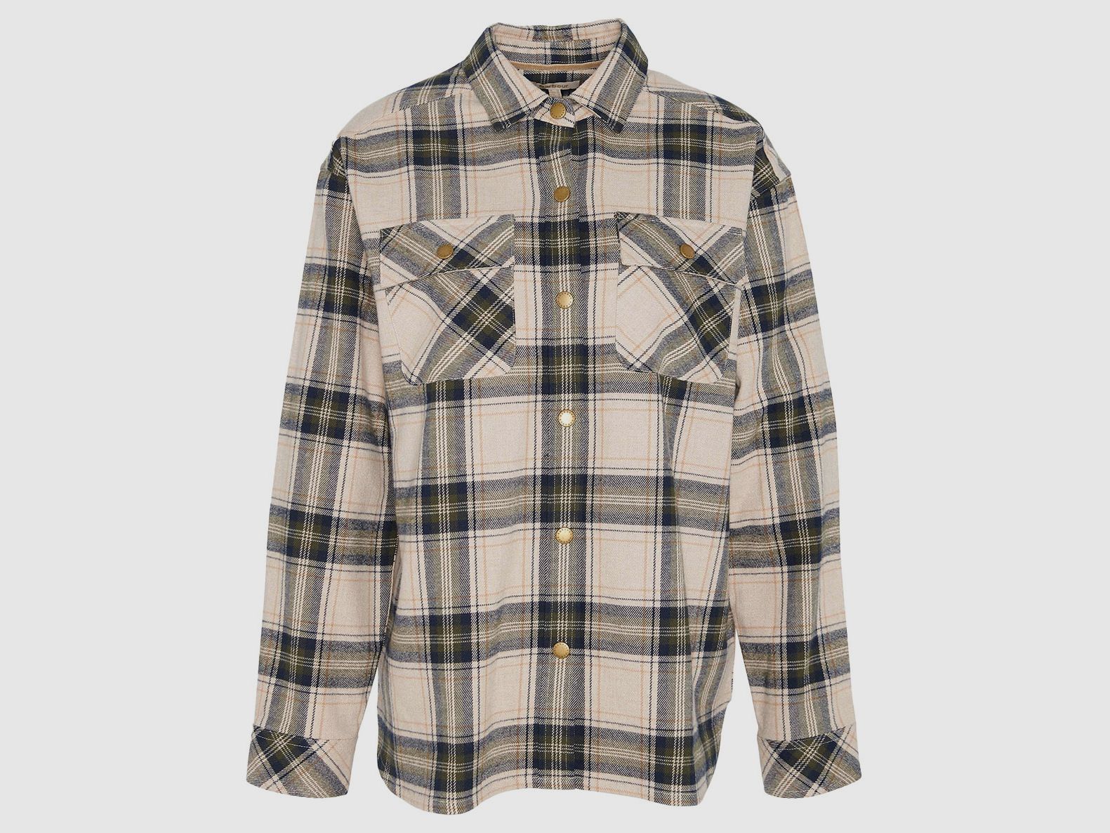 Barbour Bluse Highfield Sand dune check