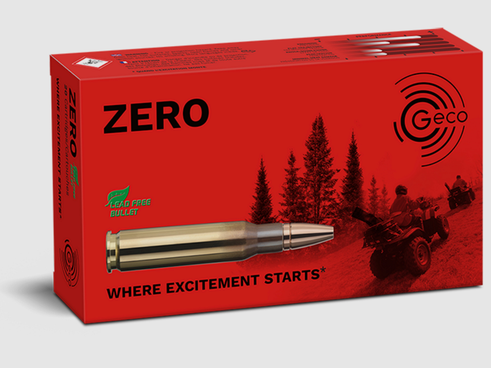 Geco 2318948 Zero 8x57 IRS 9,0g 139grs. Bezwonny 20 szt.
