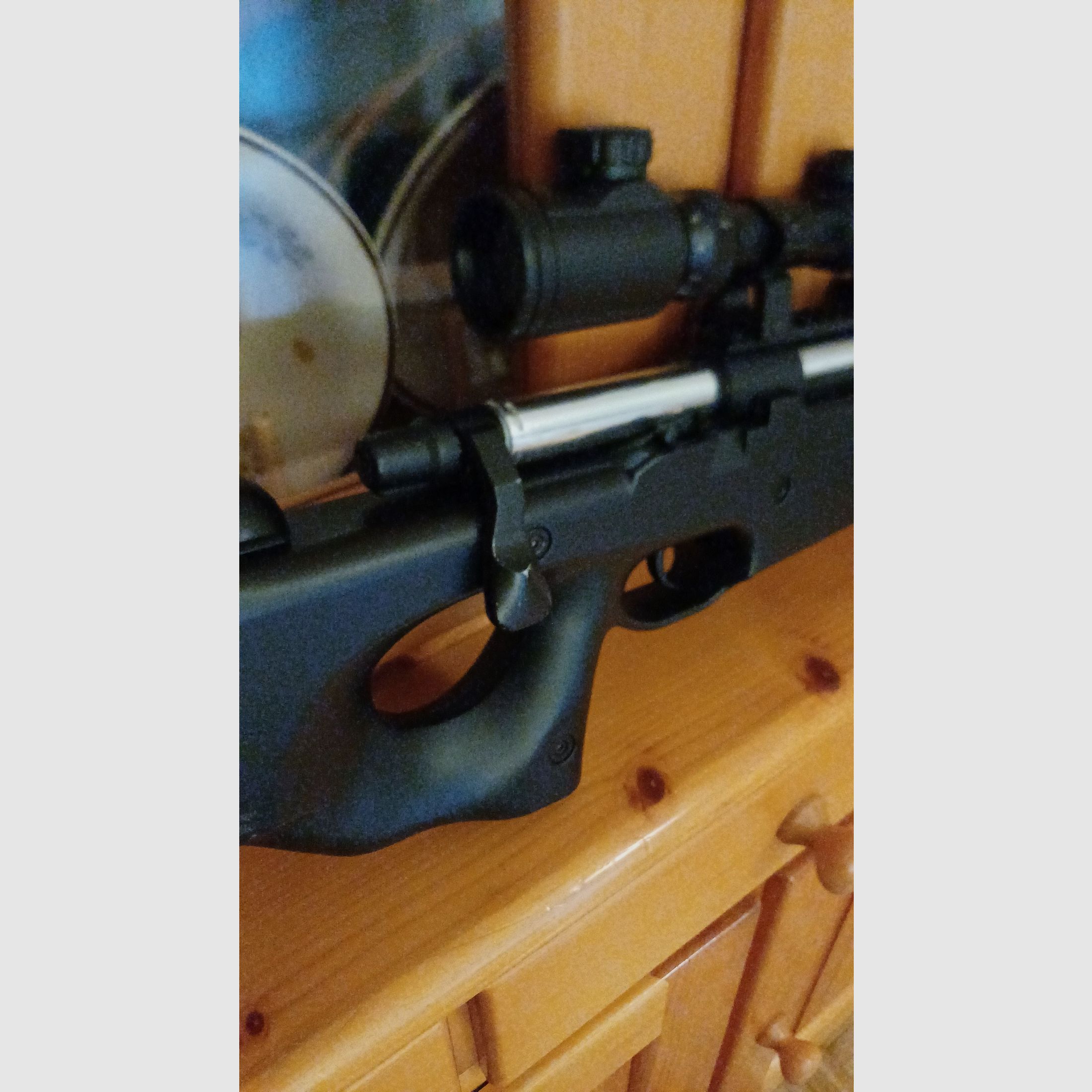 AGM Mauser L96 black sport rifle