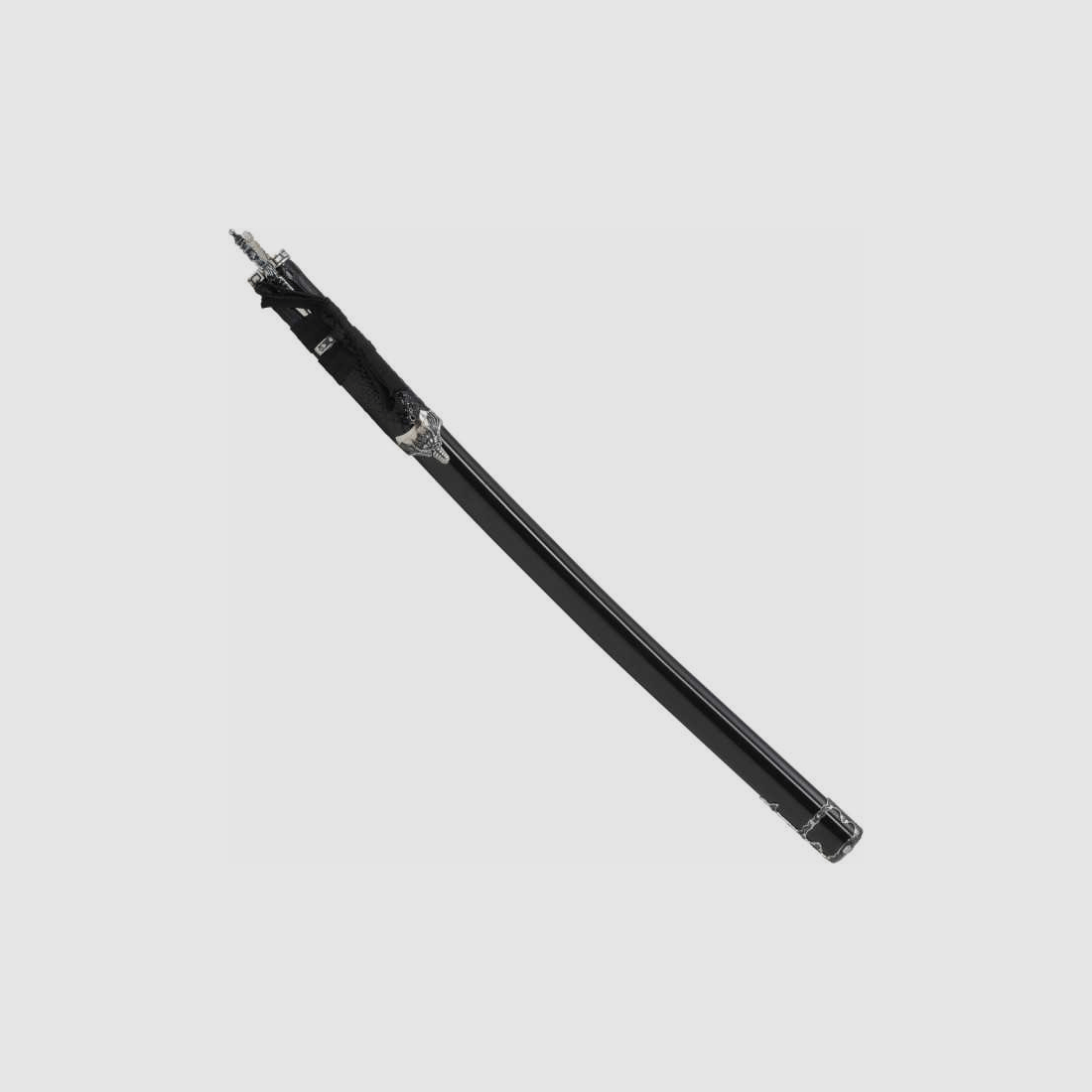 Katana Schwert mit zwei Beimessern Kozuga und Kogai, schwarz
