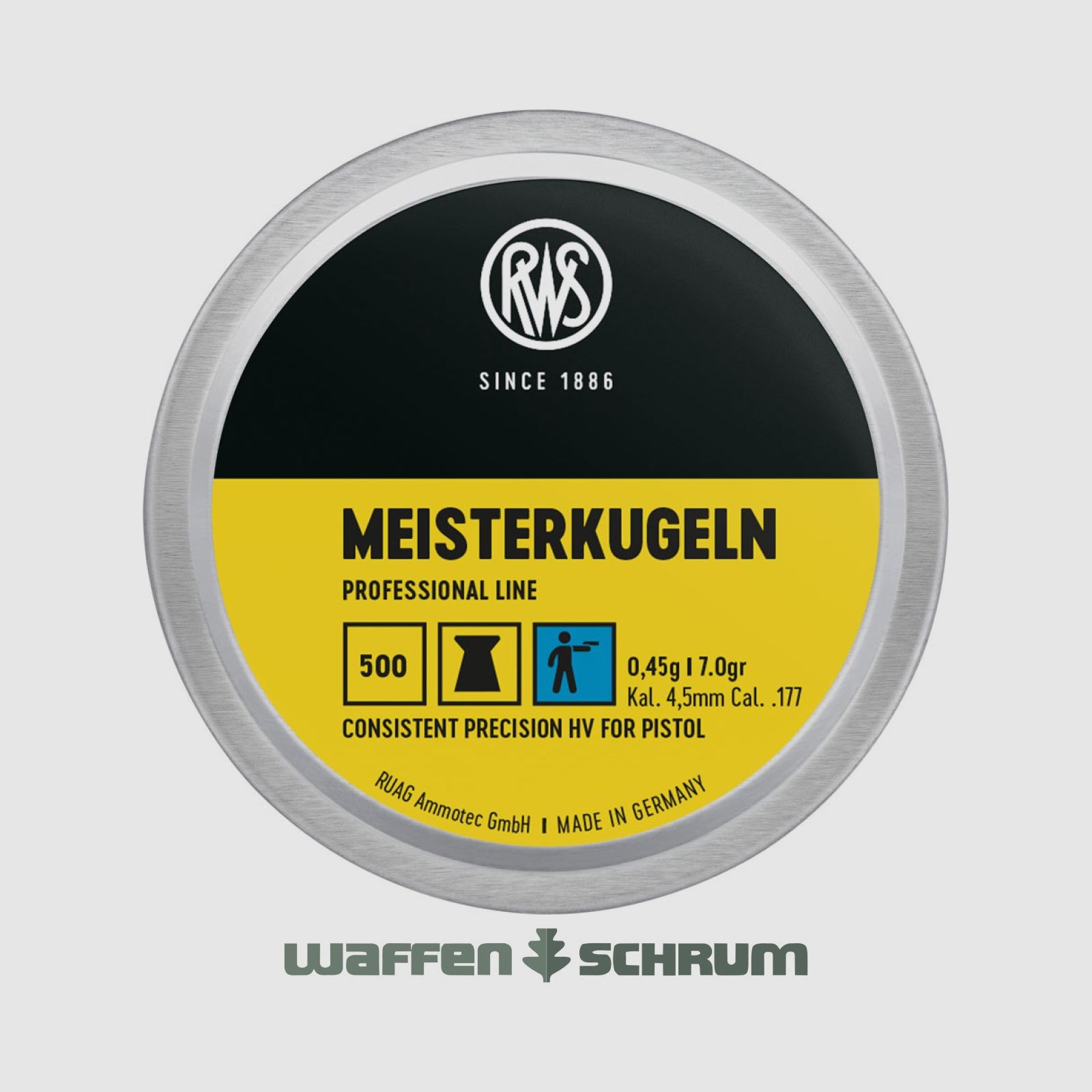 RWS Meisterkugeln 0,53g 4,49mm Professional Line