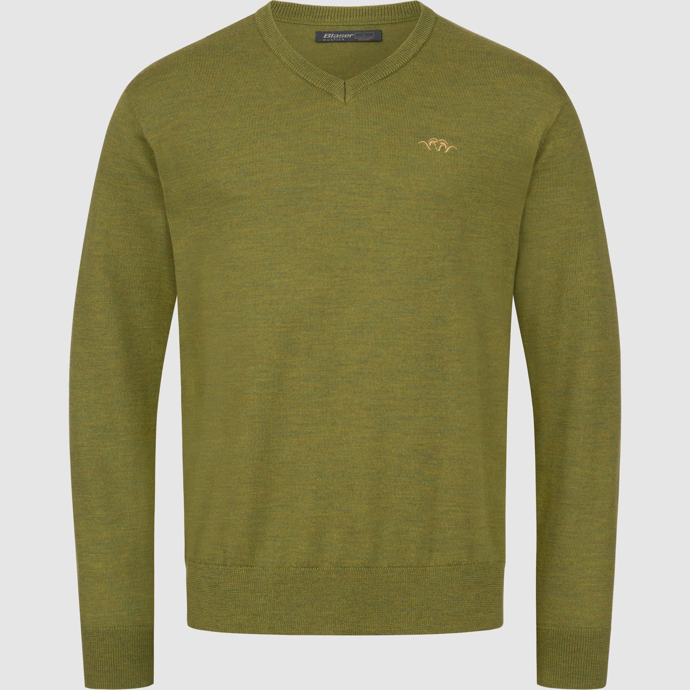 Herren Merino V-Ausschnitt Sweater Vivid Grün Vivid Grün XL