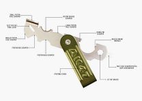 Real Avid Carbon Scraper Tool -Raschietto Multiuso