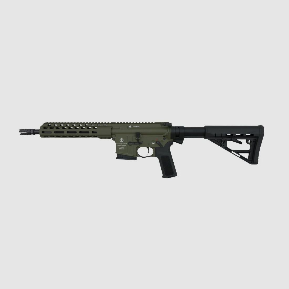 Schmeisser AR15 S4F 10.5″ OD Green