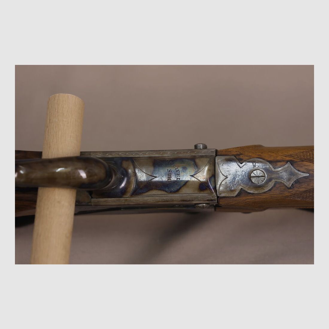 Greifelt & Co. Suhl break-action rifle with color hardening