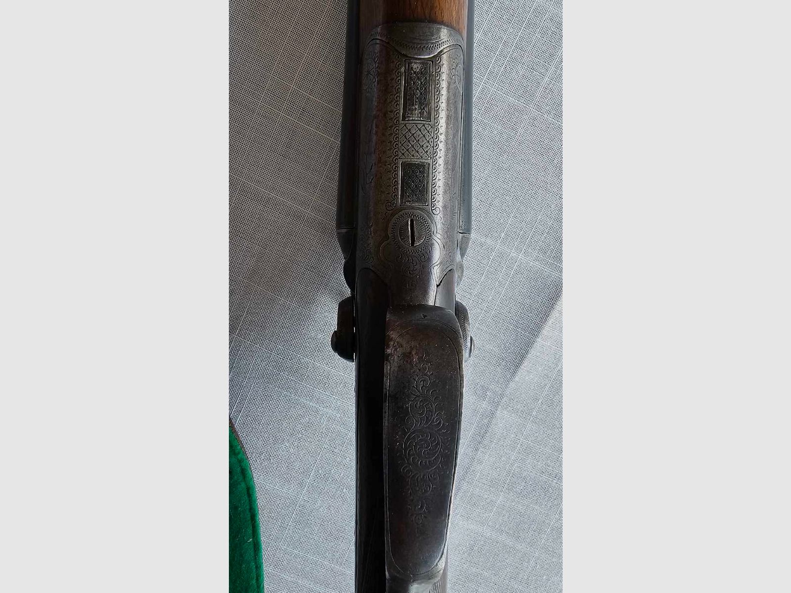 Historische Jagdflinte Franz Sodia, Kal. 16/16, Baujahr 1914