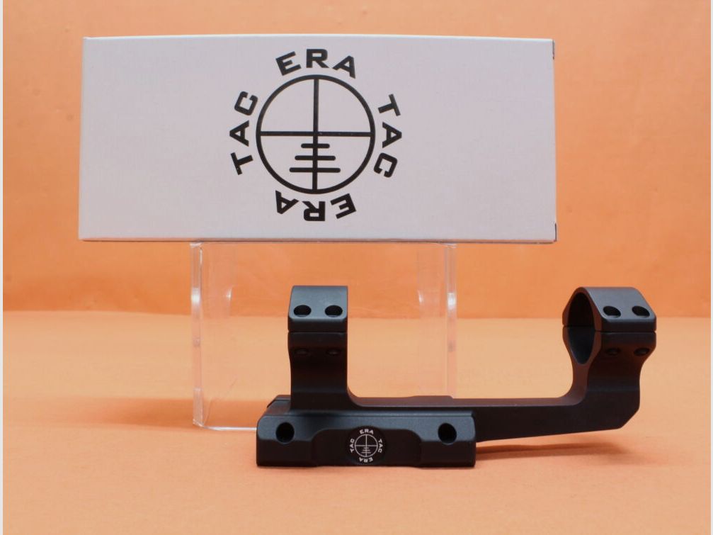 Recknagel Era-Tac Blockmontage 1" (T3022-0024) UL ultraleicht Alu schwarz für Picatinnyprofil BH=24,3mm