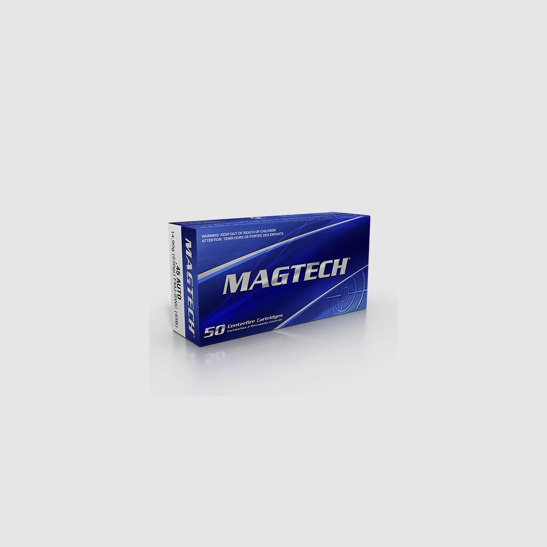 Magtech .45 ACP 230GR FMJ SWC 50 Patronen