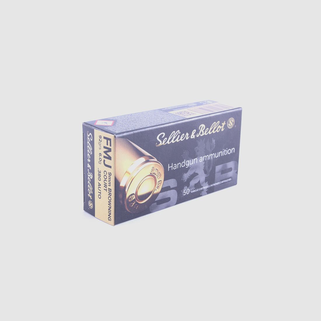 Sellier & Bellot 9mm Browning kurz/380 Auto
