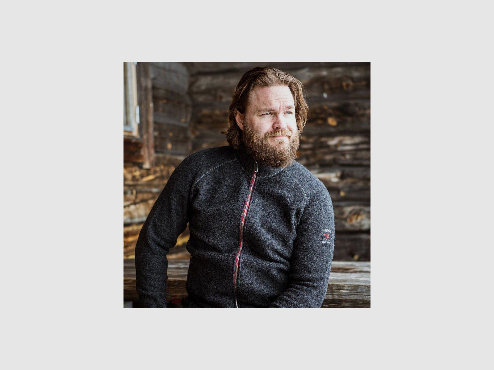 IVANHOE Danny Full Zip Graphite Marl