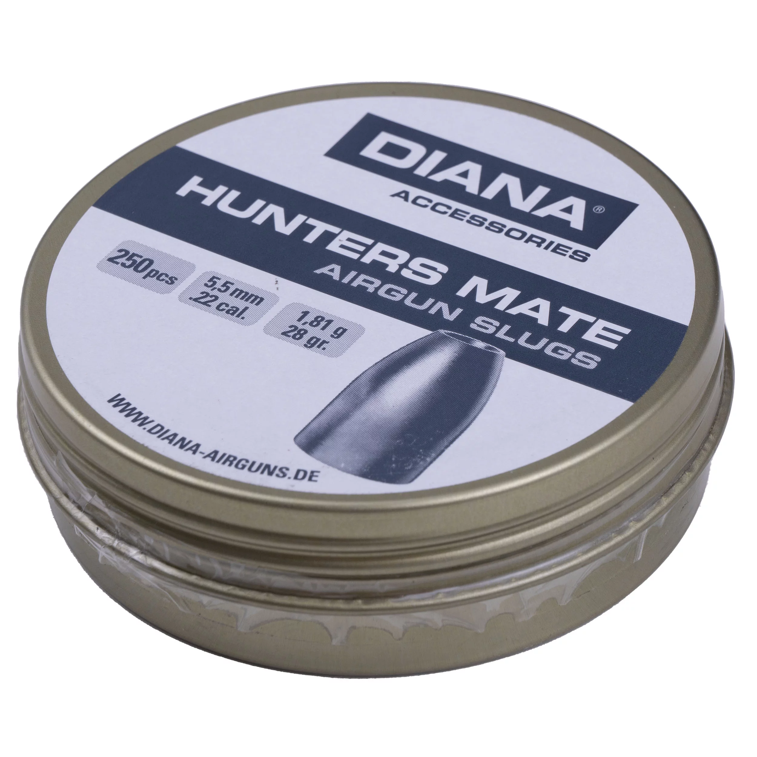 Diabolo Diana Hunters Mate Slug 5.5 mm, 250 pcs., with hole (44403007), image 4 of 4