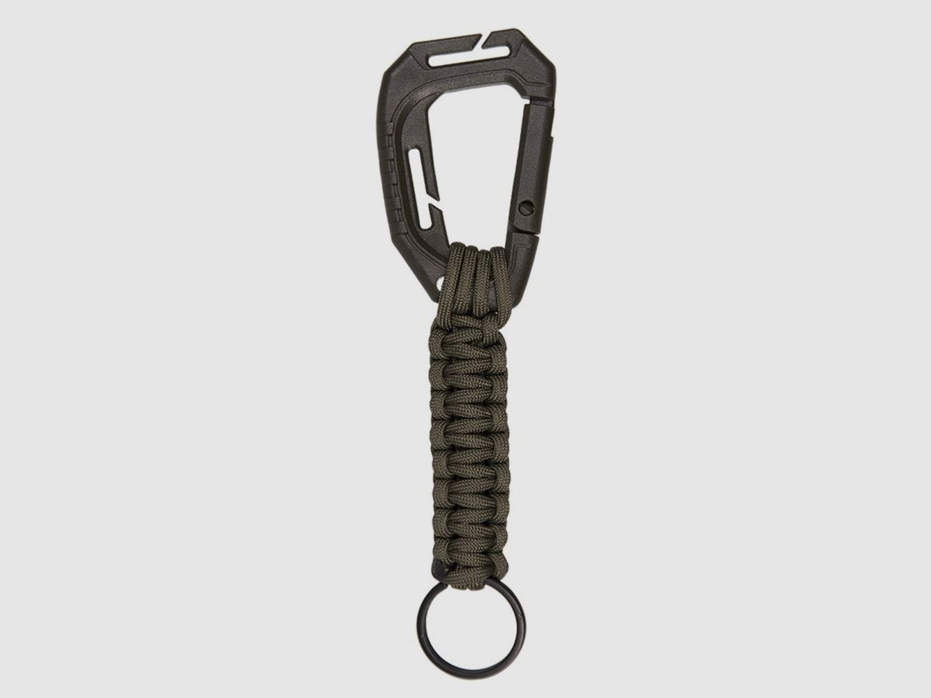 Schlüsselanhänger mit Karabiner Oliv