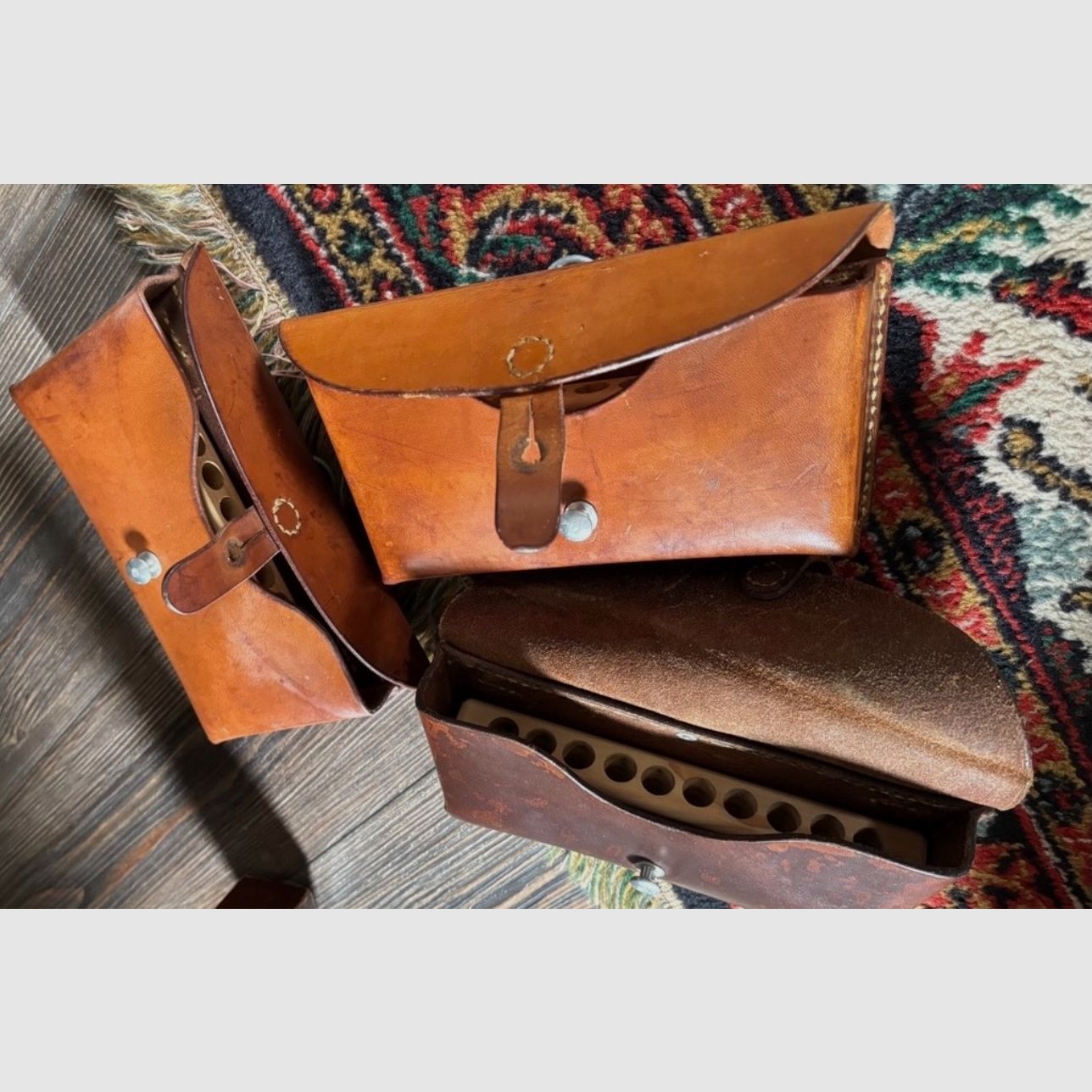 Ammunition case of the Swiss Army in safari style