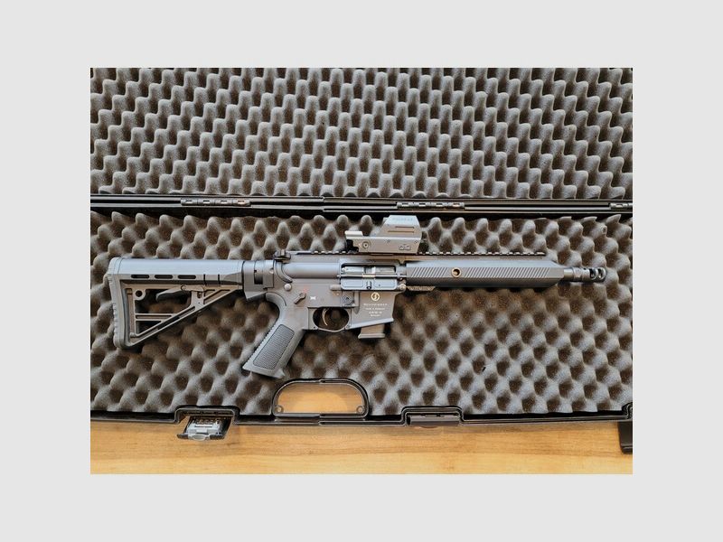 Gebrauchtwaffe Schmeisser AR15-9 Sport S, Kaliber 9mm Luger + Falke LE
