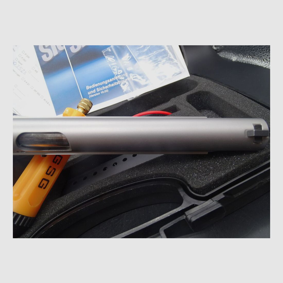 SIG Sauer P210 Super Target Silver 6" Hecho en Alemania P210 Super Target Silver