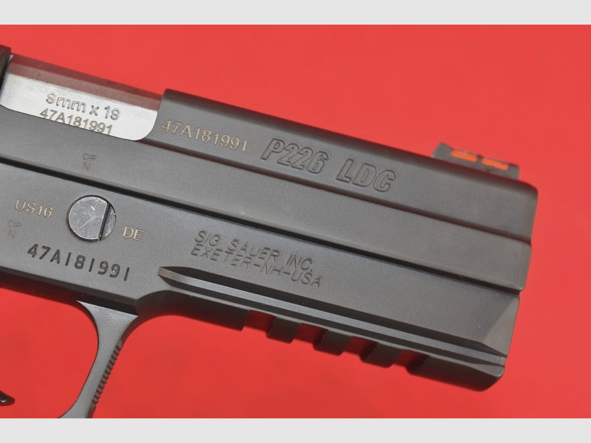 #8583 Pistolet SIG Sauer P226 LDC II, année 2016, cal. 9x19, image 22 sur 24