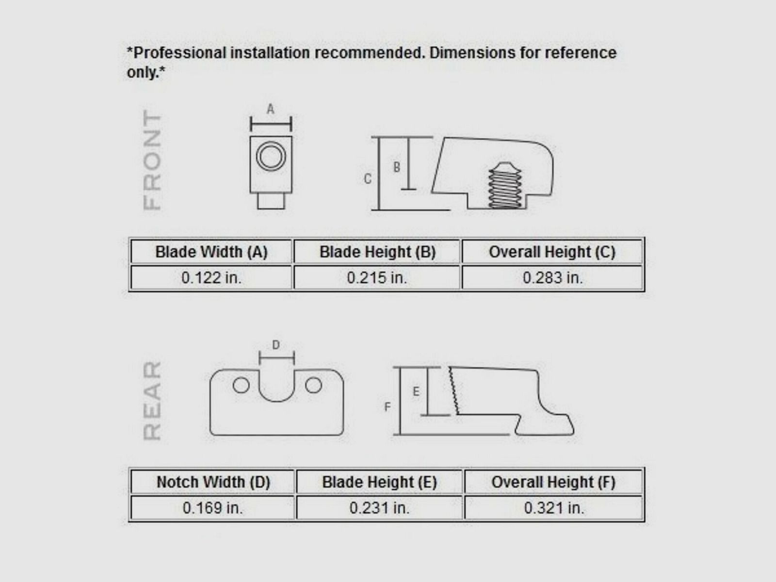 Trijicon N-Vision HD XR Orange Glock 17-39/45