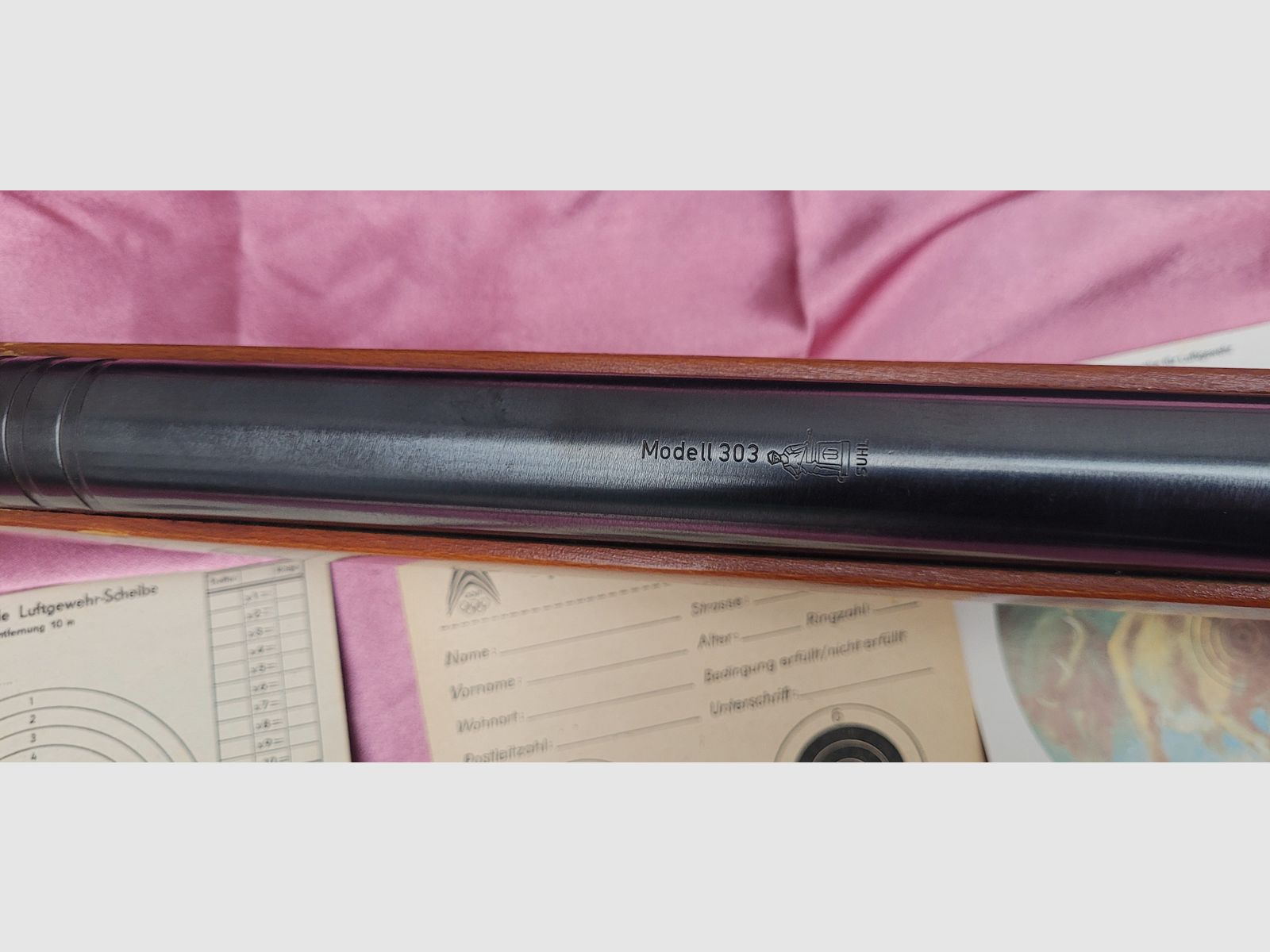 Haenel air rifle Knicker model 303 with sport stock