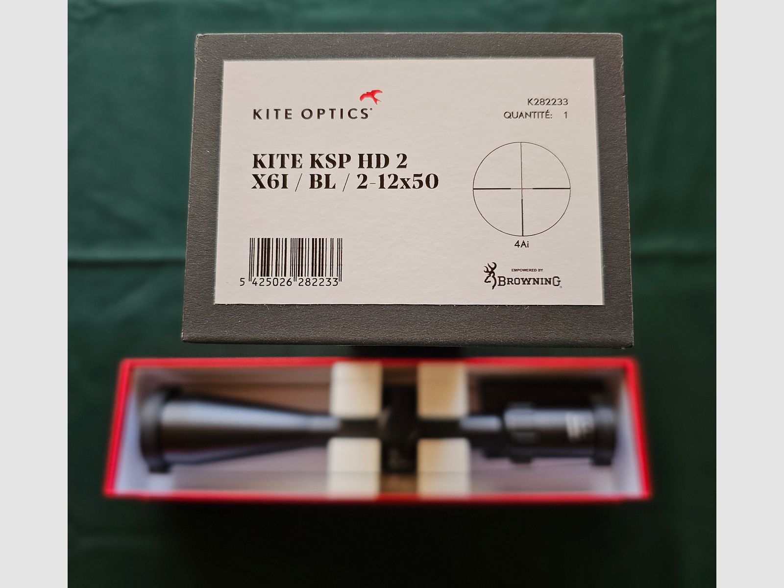 Jagd-ZF "KITE KSP HD 2,  2‑12x50 i" – nowy celownik optyczny / model pokazowy / nigdy nie montowany