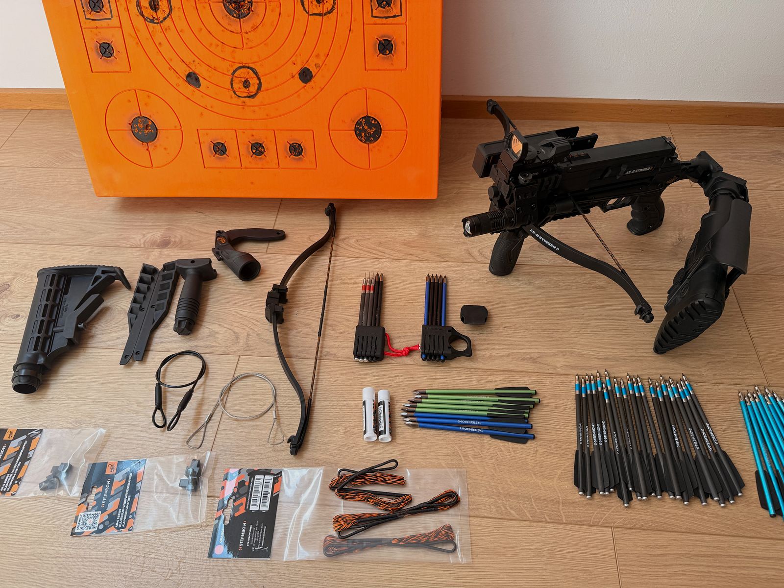 Steambow AR-6 Stinger ll Táctico + Accesorios