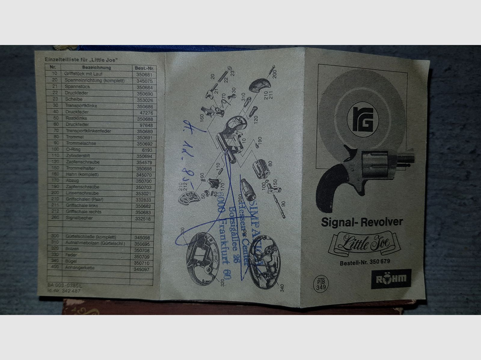 RÖHM "Little Joe" Cal. 6mm PTB 349