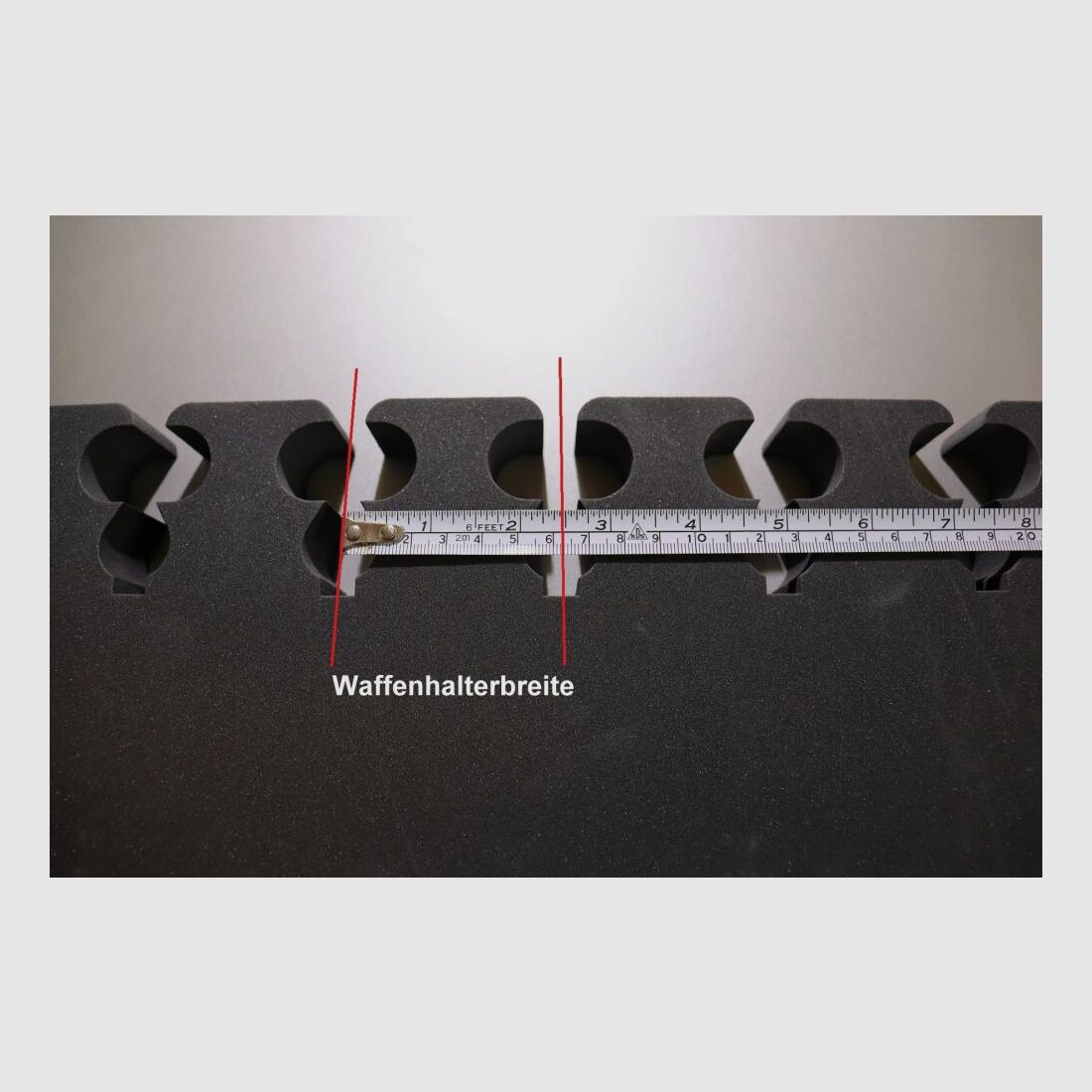 Armadio per armi uG Waffenschrank SHOOTER TRASGRESSORE 1300x390x330mm Classe 0 per 5LW