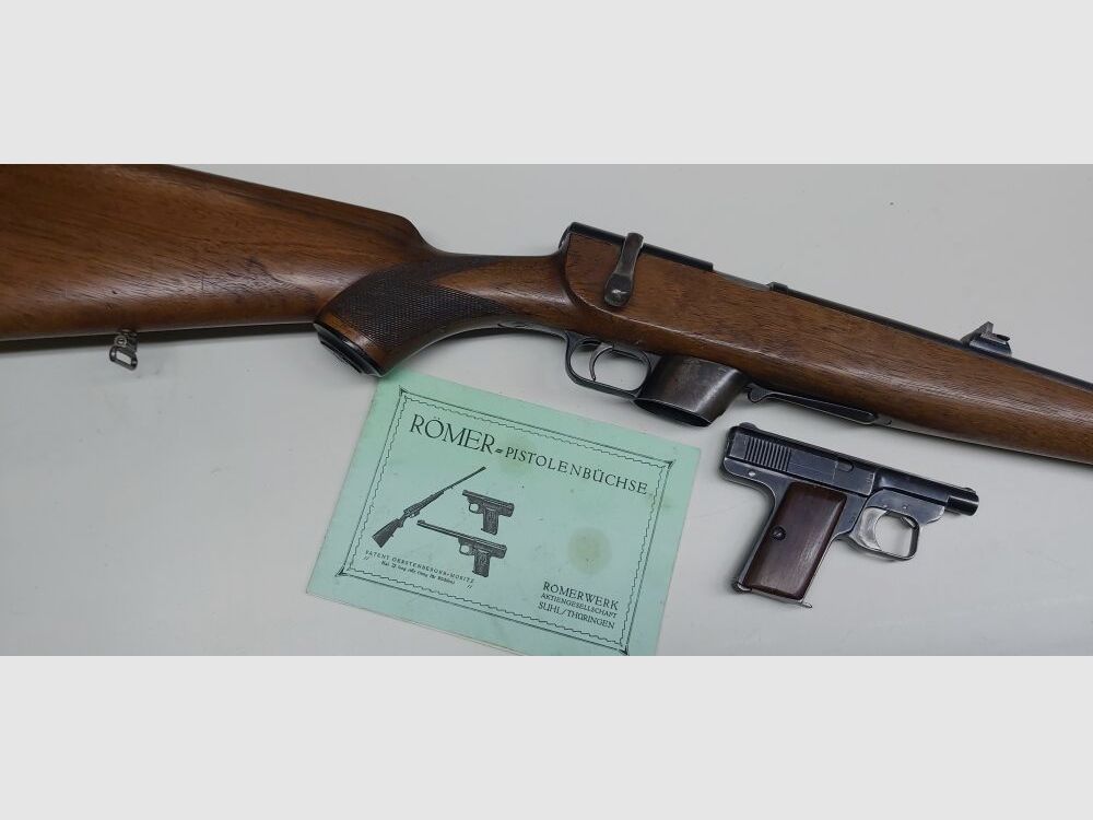 Römerwerk AG Suhl / Thüringen Römer-Pistolenbüchse Patent Gerstenberger-Moritz