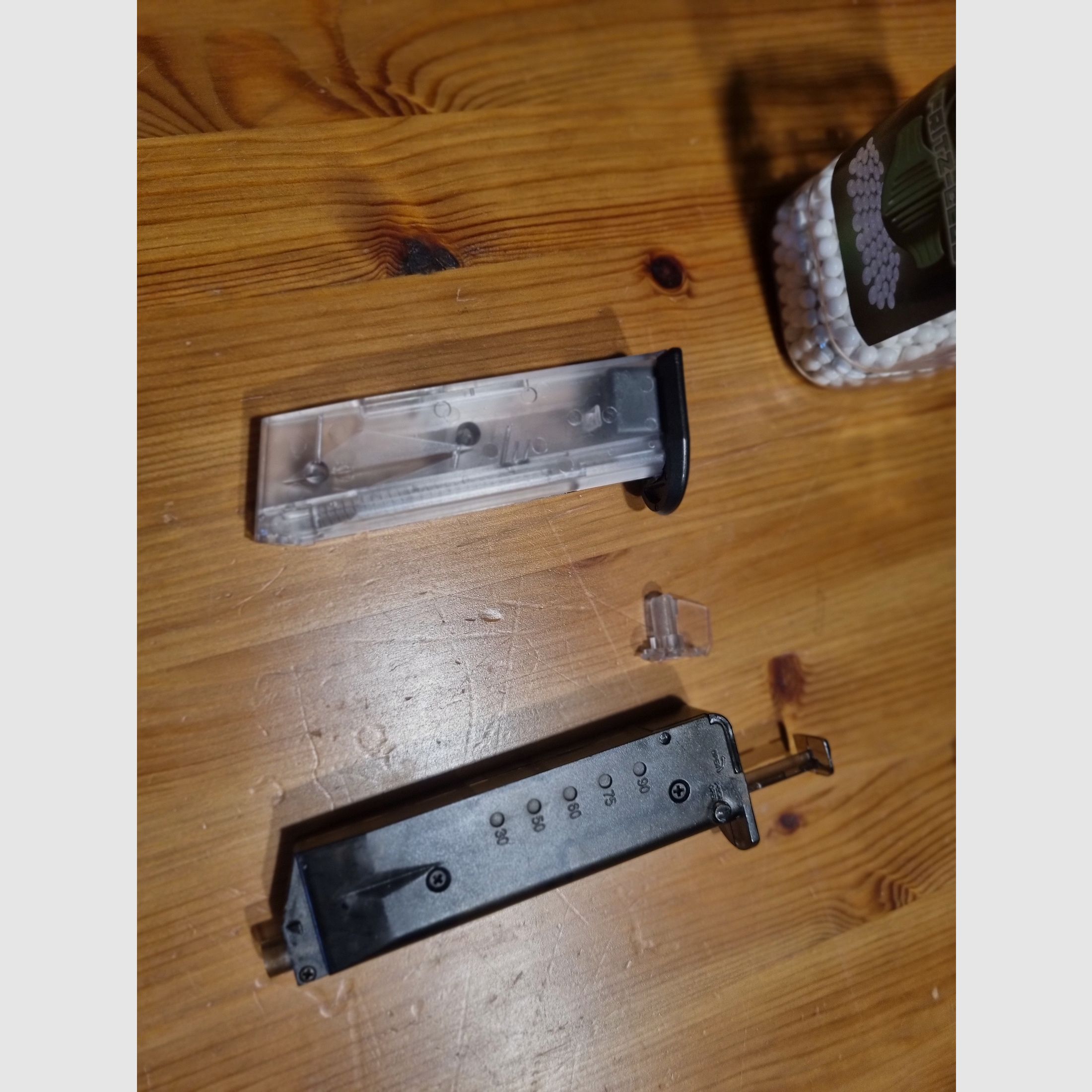 Airsoft Walther PPQ + Pumpgun M500 defective