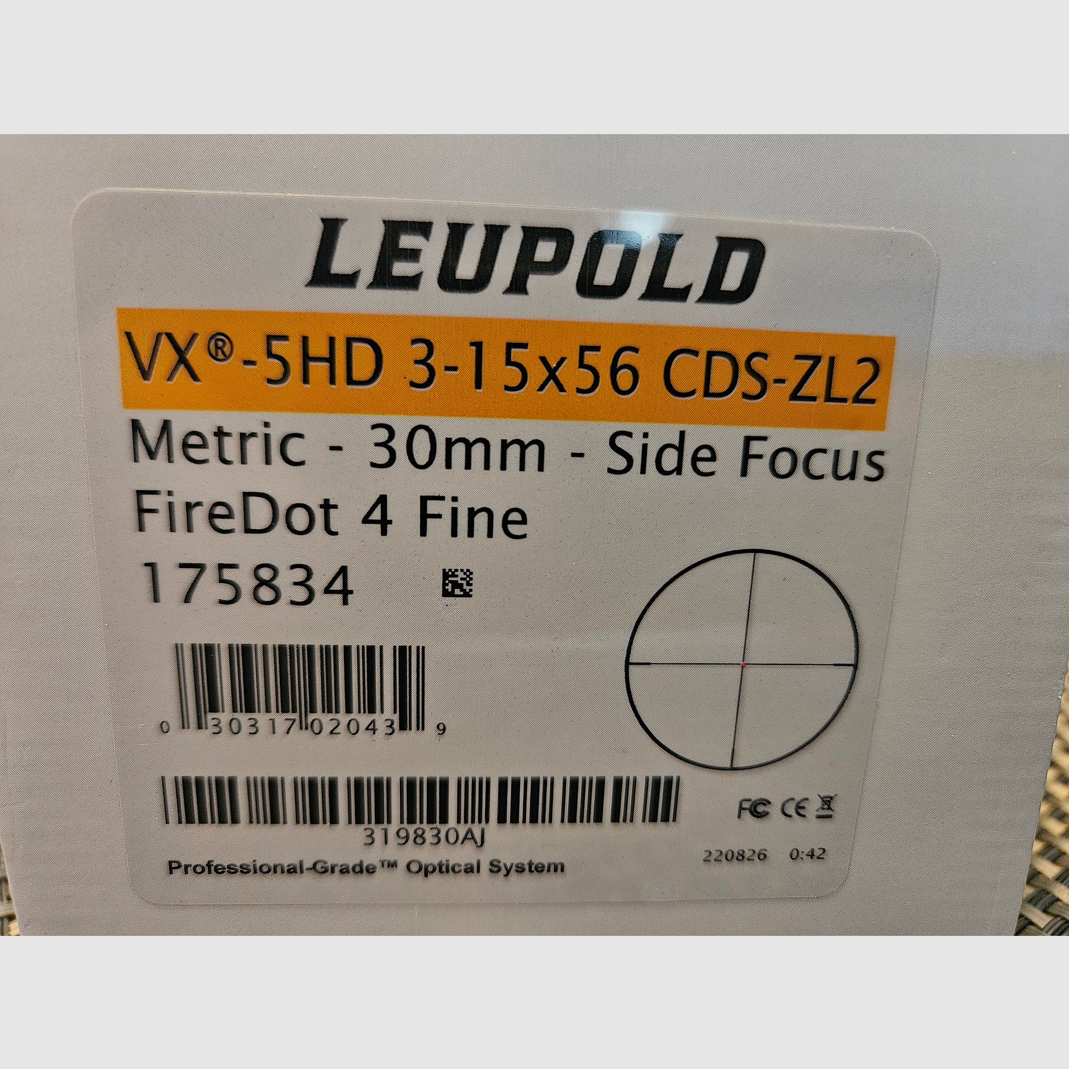 Leupold telescopio di puntamento VX-5HD 3-15x56