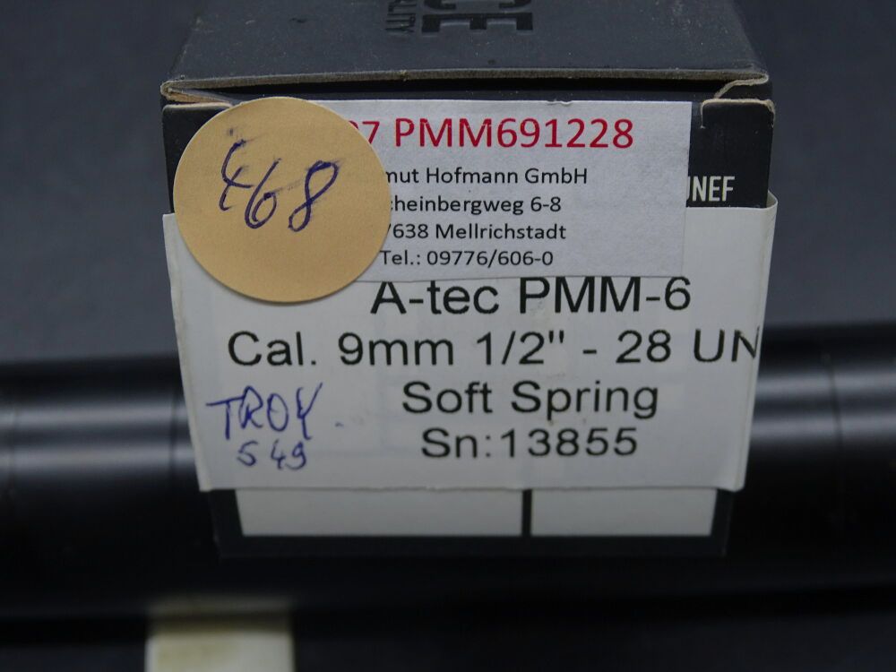 A-Tec PMM 6 Kaliber 9mm 1/2 - 28 UNF Schalldämpfer Ausstellungsstück Sonderpreis