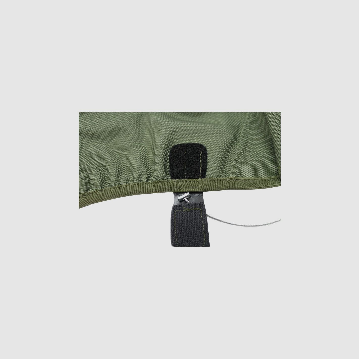Riserva - ergonomische Gamaschen aus grünem Cordura Ripstop, Bild 6 von 6