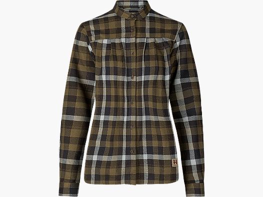 Härkila Sigrid L/S Shirt Women Willow Green/Phantom 2XL