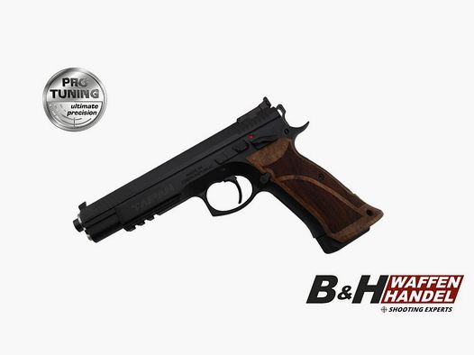 Pro Tuning CZ 75 Taipan Sport pistola deportiva de 6 pulgadas con empuñadura de nogal