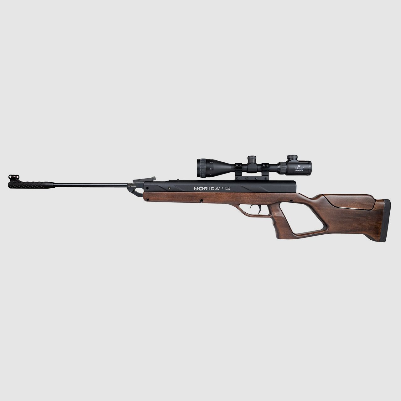 Knicklauf Luftgewehr Norica Omnia ZRS Luxe Buchenholzschaft prellschlagfrei Kaliber 4,5 mm (P18)